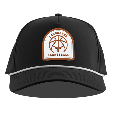 University of Texas "Texas Basketball" Curved 5 Panel Rope Black