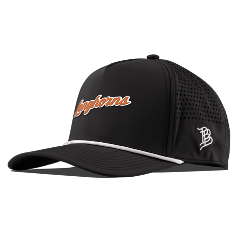 University of Texas "Texas Longhorn Script" Curved 5 Panel Rope Black
