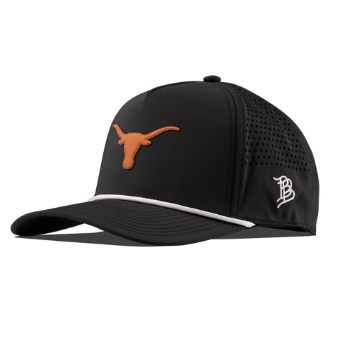 University of Texas "Texas Longhorn" Curved 5 Panel Rope Black