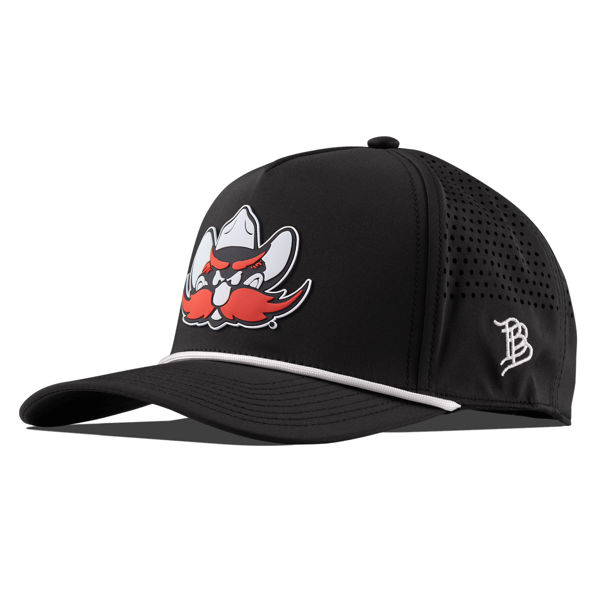 Texas Tech University "Texas Tech Raider " Curved 5 Panel Rope Black