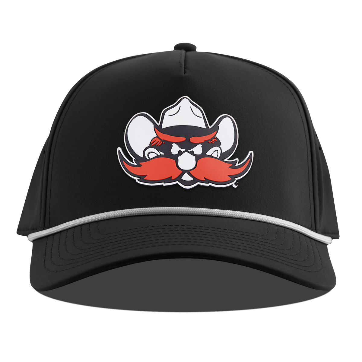 Texas Tech University "Texas Tech Raider" Curved 5 Panel Rope Black