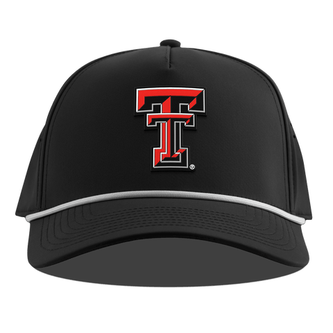 Texas Tech University "Texas Tech Team Logo" Curved 5 Panel Rope Black