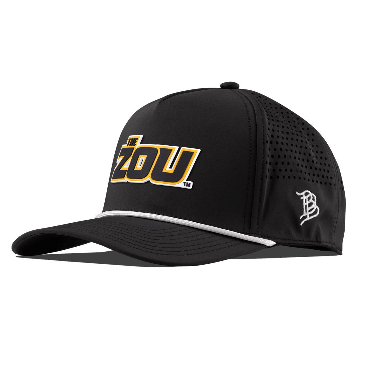 University of Missouri "The Zou" Curved 5 Panel Rope Black