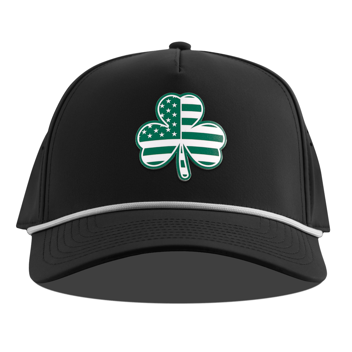 USA Shamrock Curved 5 Panel Rope Back