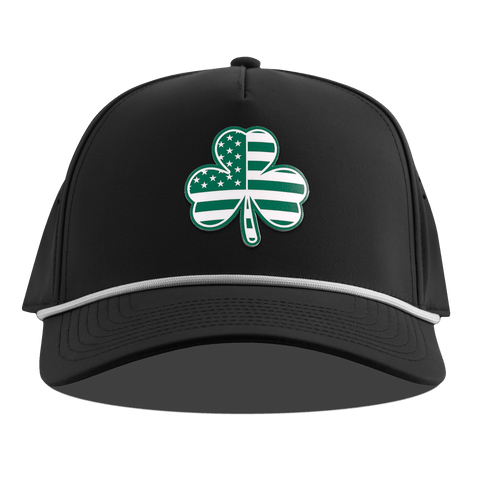 USA Shamrock Curved 5 Panel Rope Back
