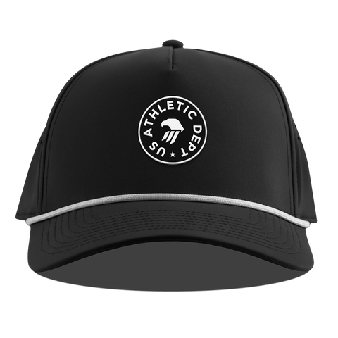 Eagle Athletic Curved 5 Panel Rope Black