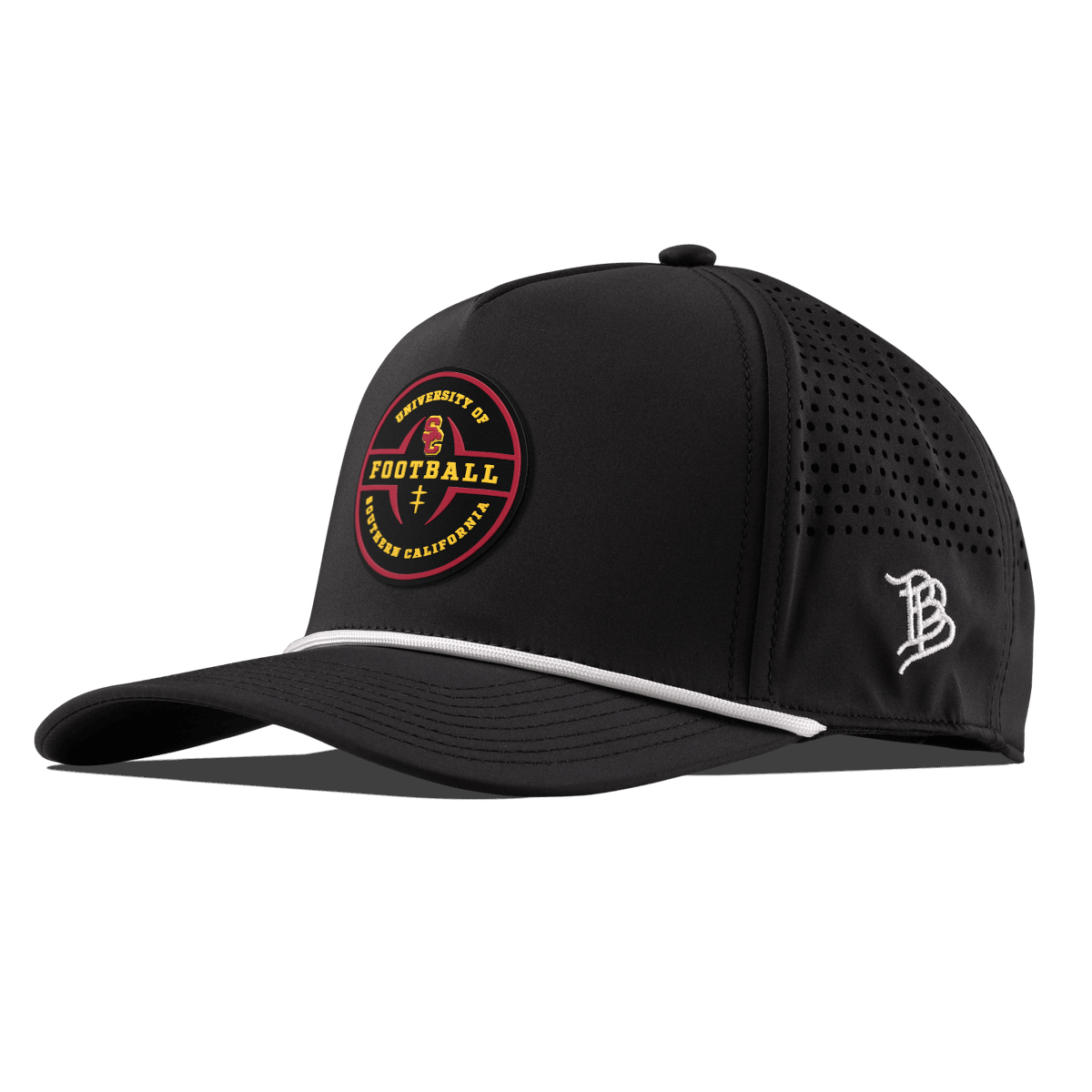 University of Southern California "USC Football Legacy" Curved 5 Panel Rope Black