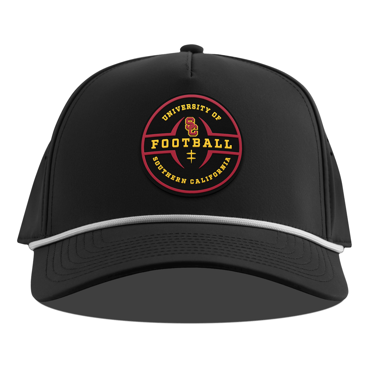 University of Southern California "USC Football Legacy" Curved 5 Panel Rope Black