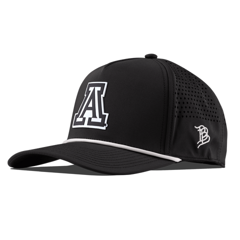 University of Arizona "Vintage Arizona Block" Curved 5 Panel Rope Black