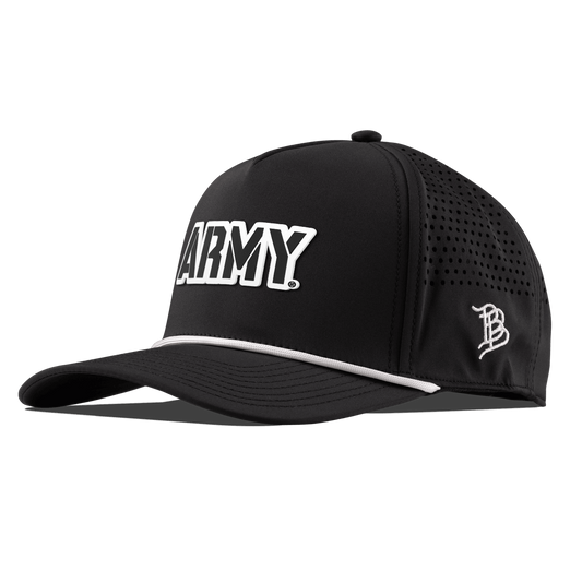 Army "Vintage Army Block" Curved 5 Panel Rope Black