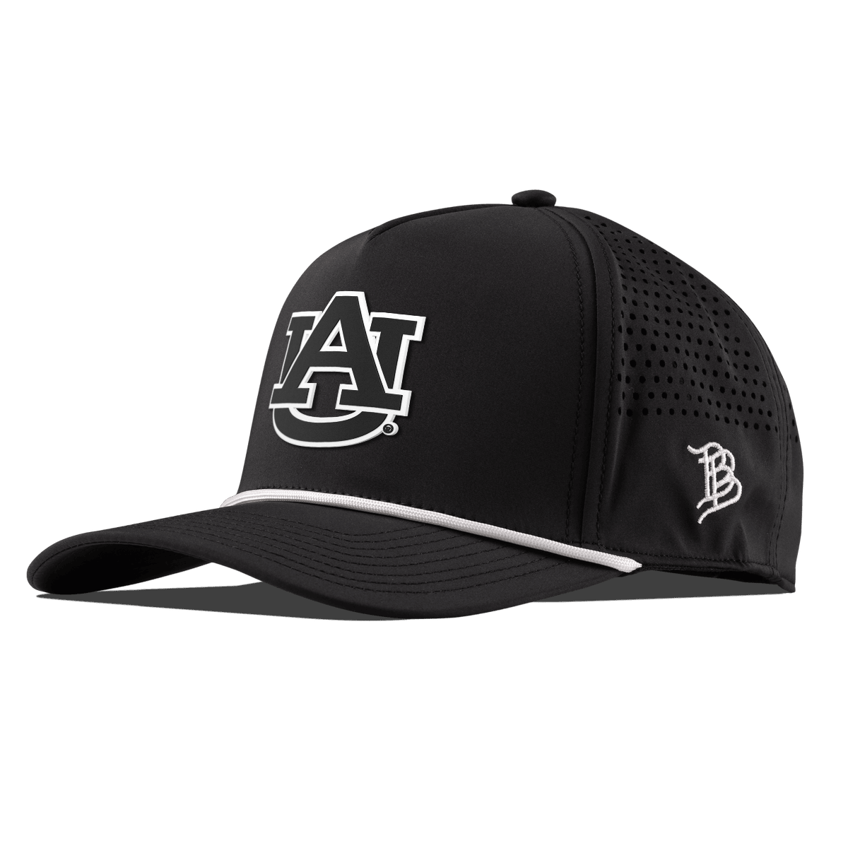 Auburn University "Vintage Auburn Team Logo" Curved 5 Panel Rope Black 