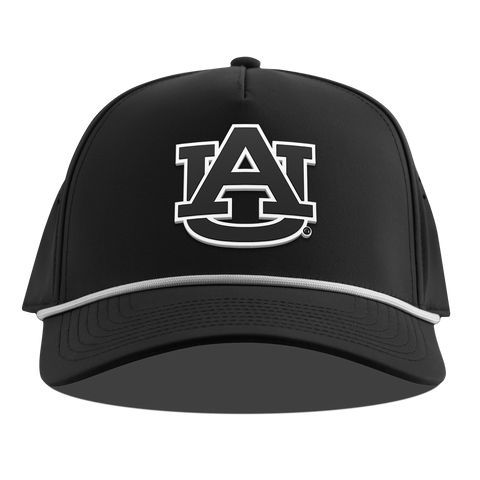 Auburn University "Vintage Auburn Team Logo" Curved 5 Panel Rope Black 