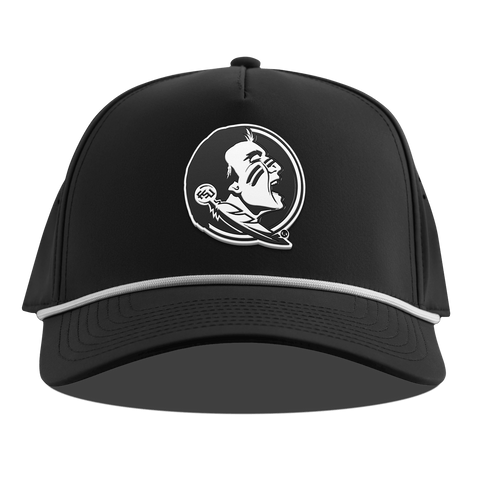 Florida State University "Vintage FSU Team Logo" Curved 5 Panel Rope Vintage Black