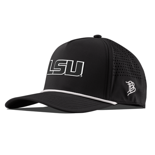Louisiana State University "Vintage LSU Block" Curved 5 Panel Rope Black