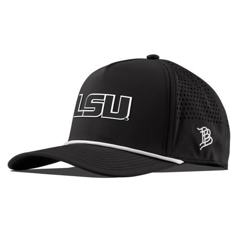 Louisiana State University "Vintage LSU Block" Curved 5 Panel Rope Black