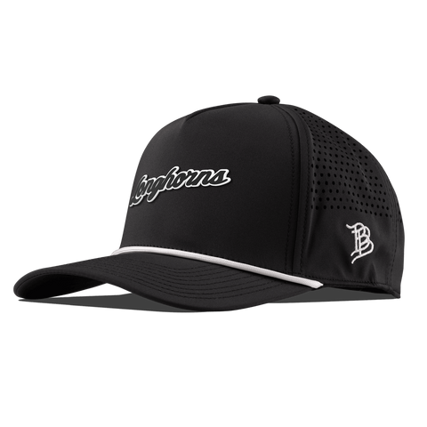 University of Texas "Vintage Texas Longhorn Script" Curved 5 Panel Rope Black