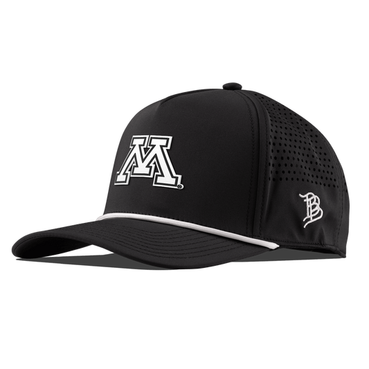 University of Minnesota "Vintage Minnesota Team Logo" Curved 5 Panel Rope Black