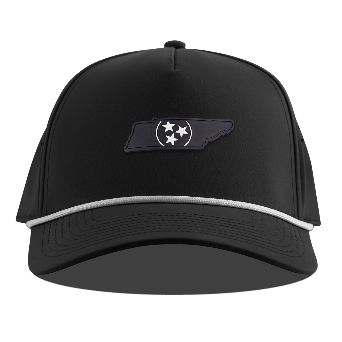 Tennessee Vintage Curved 5 Panel Rope Black