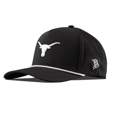 University of Texas "Vintage Texas Longhorn" Curved 5 Panel Rope Black