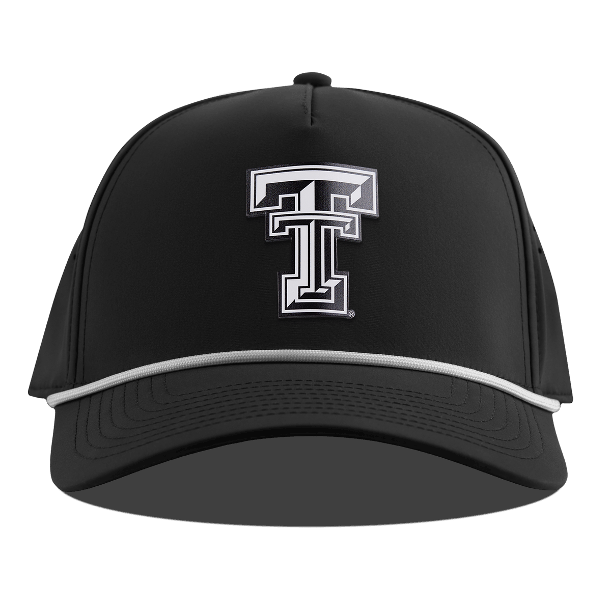 Texas Tech University "Vintage Texas Tech" Curved 5 Panel Rope Black