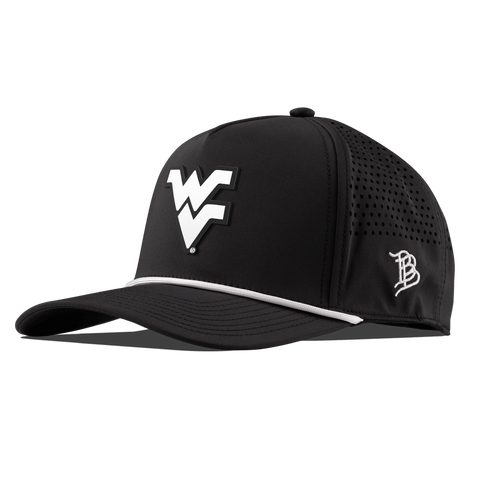 West Virginia University "Vintage West Virginia Team Logo" Curved 5 Panel Rope Black