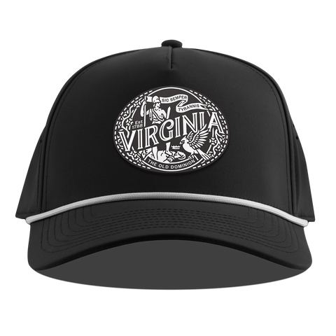 Virginia Traveler Curved 5 Panel Rope Black