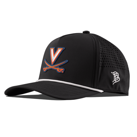University of Virginia "Virginia Team Logo" Curved 5 Panel Rope Black