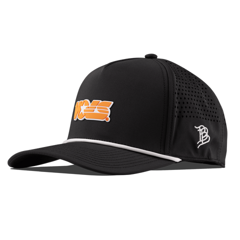 University of Tennessee "Tennessee Vols Block" Curved 5 Panel Rope Black