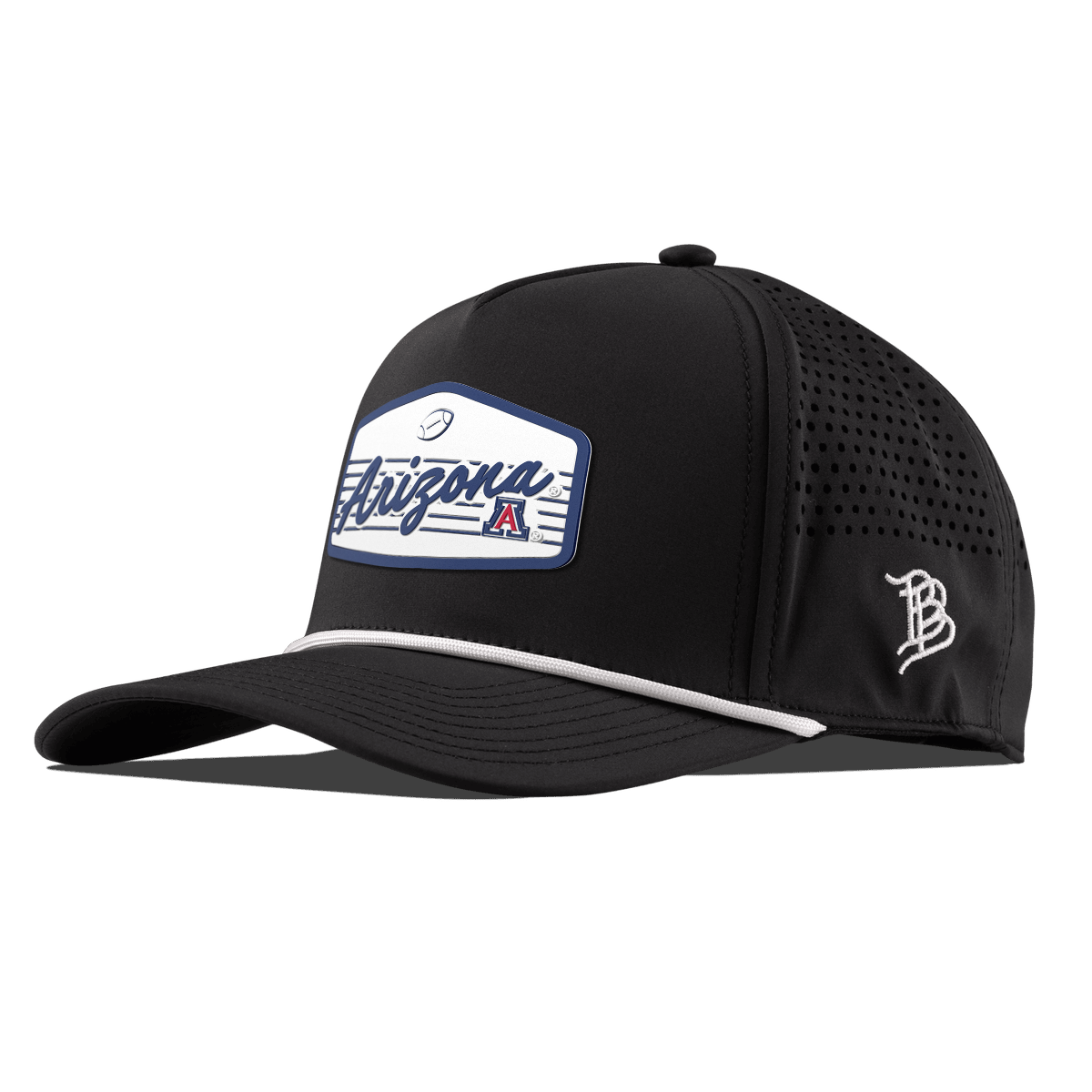 University of Arizona "Wildcats Football" Curved 5 Panel Rope Black