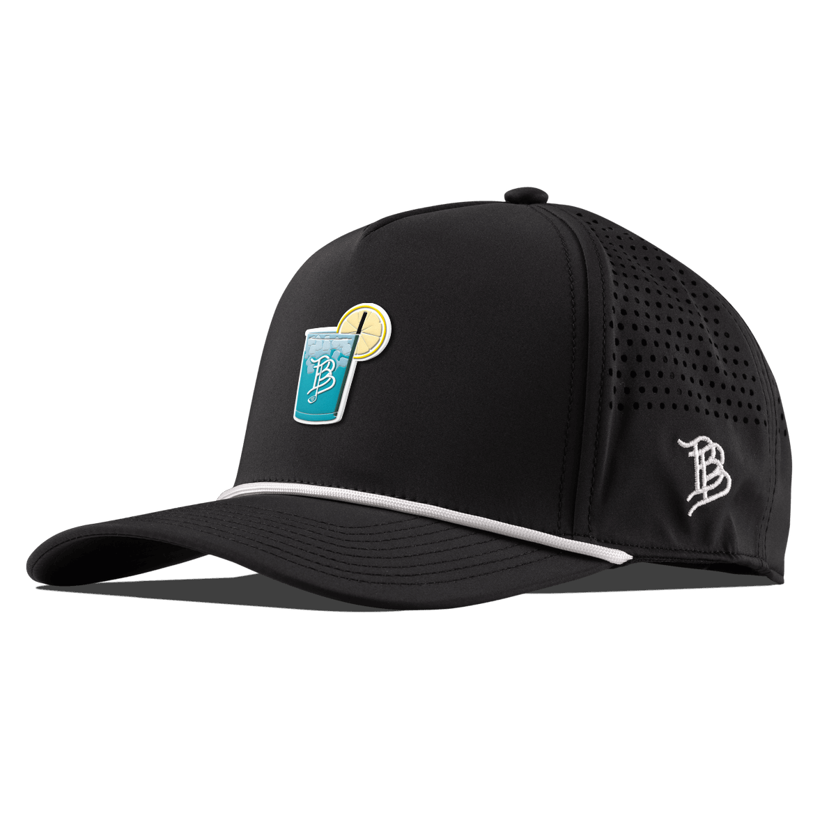 Water Hazard Curved 5 Panel Rope Black