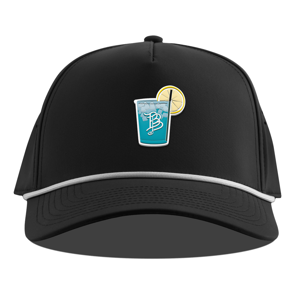 Water Hazard Curved 5 Panel Rope Black