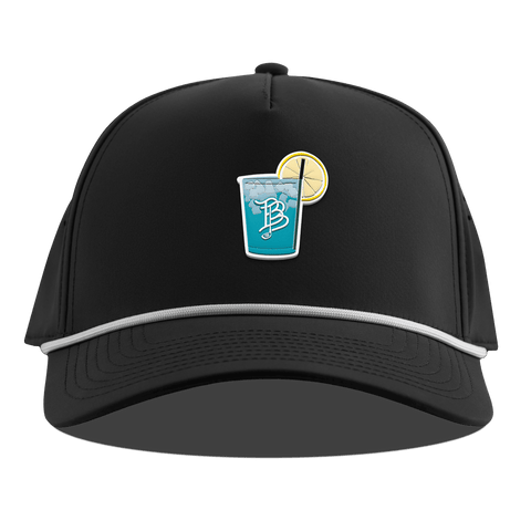 Water Hazard Curved 5 Panel Rope Black