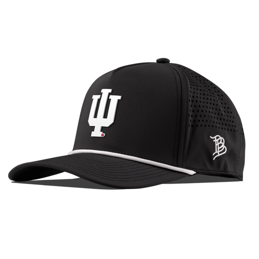 Indiana University "Whiteout Indiana Team Logo" Curved 5 Panel Rope Black