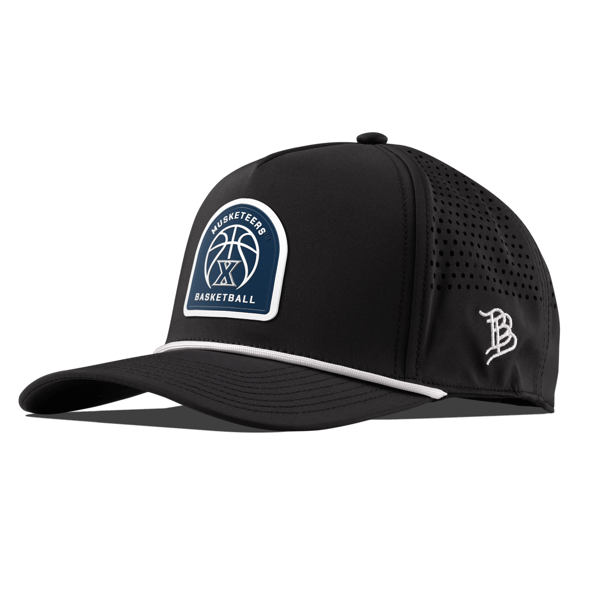 Xavier University "Xavier Basketball" Curved 5 Panel Rope Black