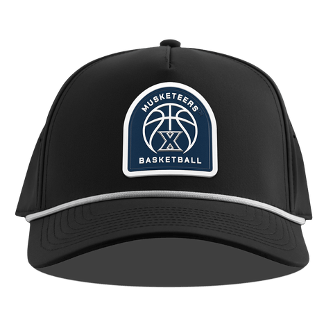 Xavier University "Xavier Basketball" Curved 5 Panel Rope Black