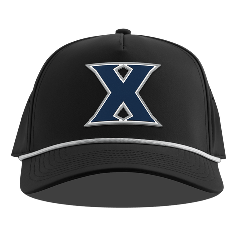 Xavier University "Xavier Block" Curved 5 Panel Rope Black