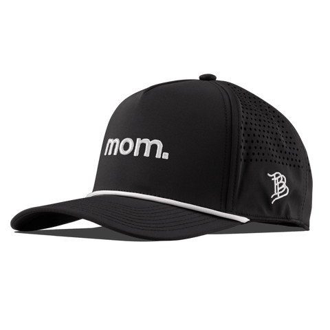 mom. Curved 5 Panel Rope Black