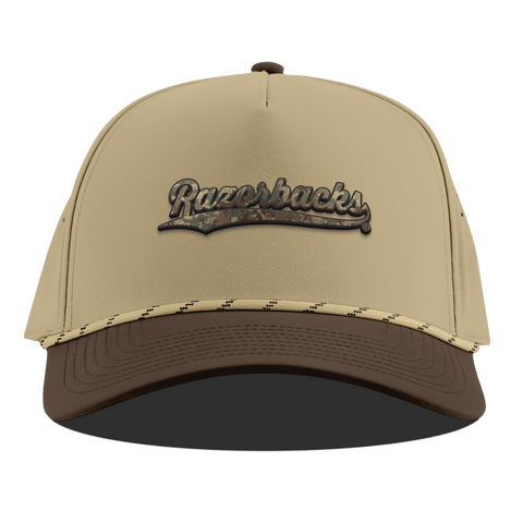 University of Arkansas "Arkansas Timber Camo Series" Curved 5 Panel Rope