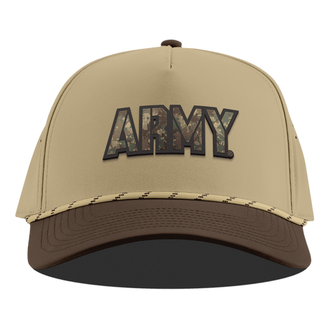 Army "Army Timber Camo Series" Curved 5 Panel Rope Desert/Brown