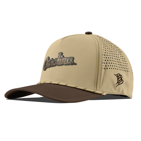 University of North Carolina "Carolina Timber Camo Series" Curved 5 Panel Rope Desert/Brown