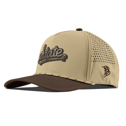 Mississippi State University "Mississippi Timber Camo Series" Curved 5 Panel Rope Desert/Brown