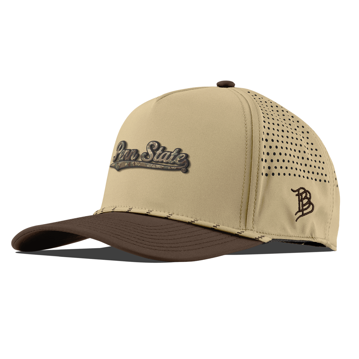 Penn State "Penn State Timber Camo Series" Curved 5 Panel Rope Desert/Brown
