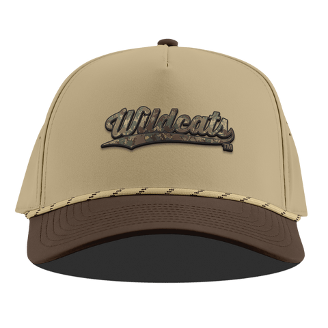 University of Arizona "U of A Timber Camo Series" Curved 5 Panel Rope Desert/Brown