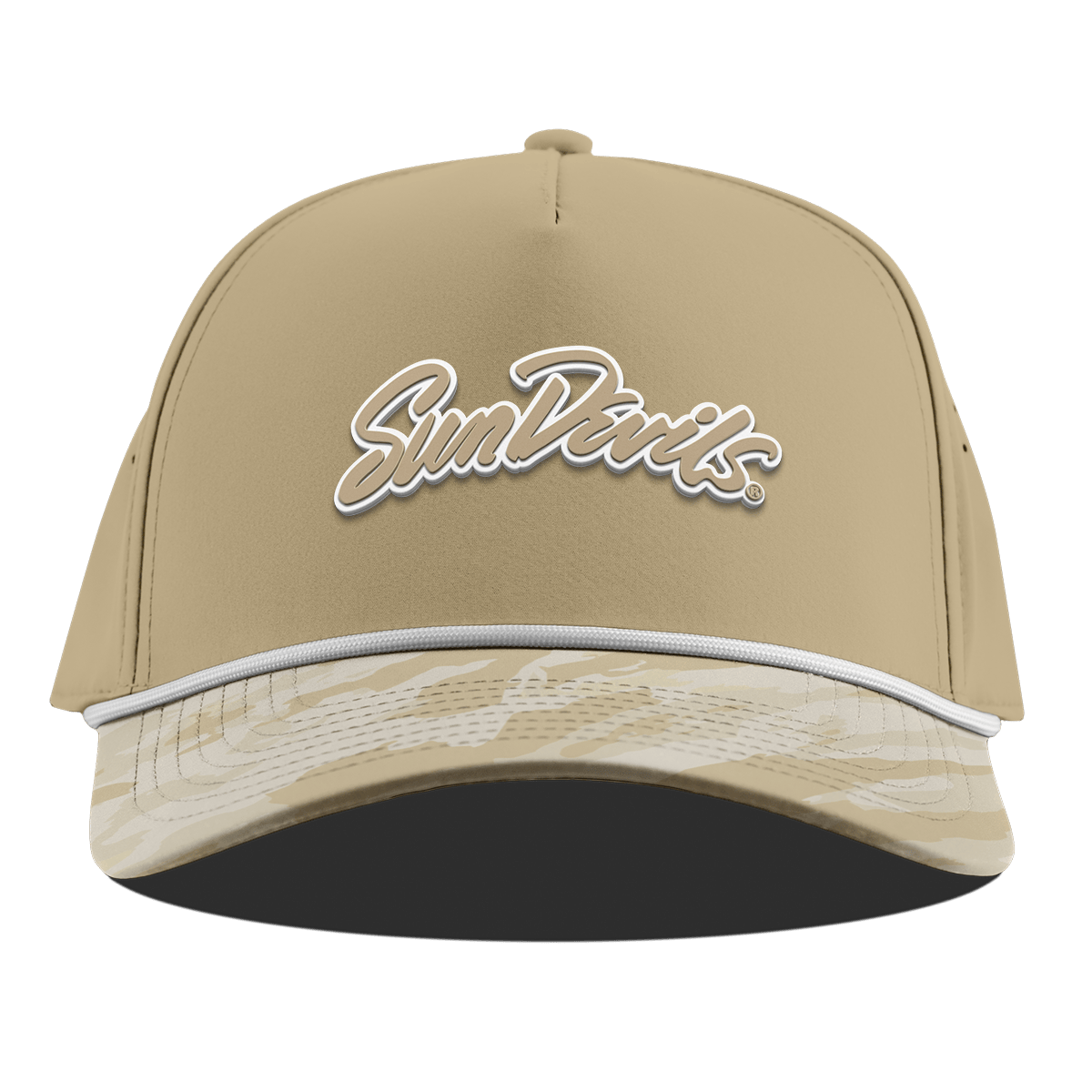 Arizona State University "ASU DC Series" Curved 5 Panel Rope Desert/Desert Camo