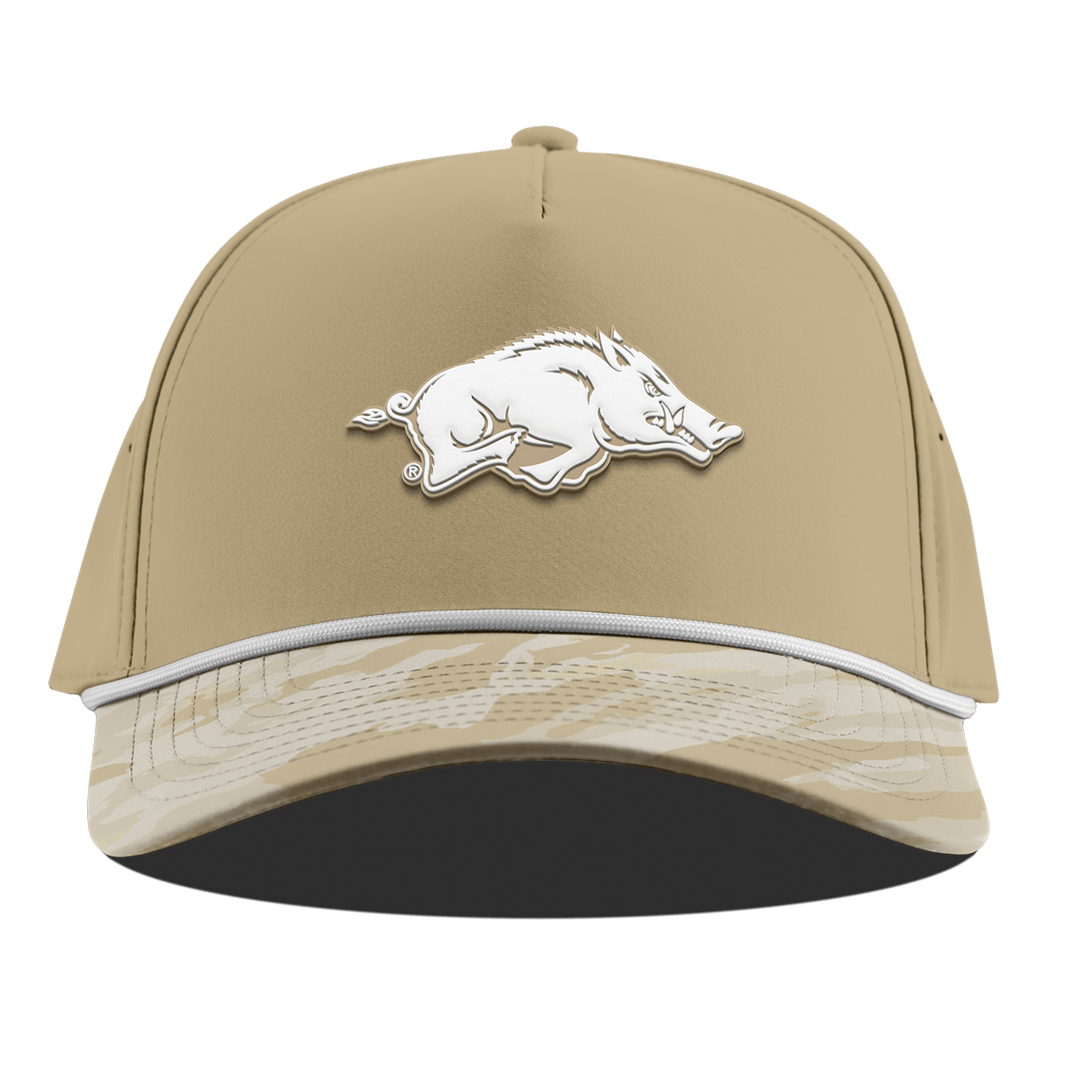 University of Arkansas "Arkansas Desert Camo Series" Curved 5 Panel Rope Desert/Desert Camo