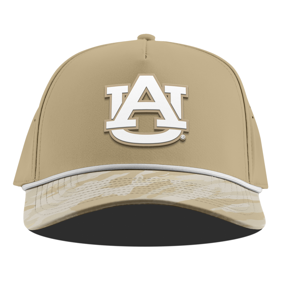 Auburn University "Auburn DC Series" Curved 5 Panel Rope Desert/Desert Camo