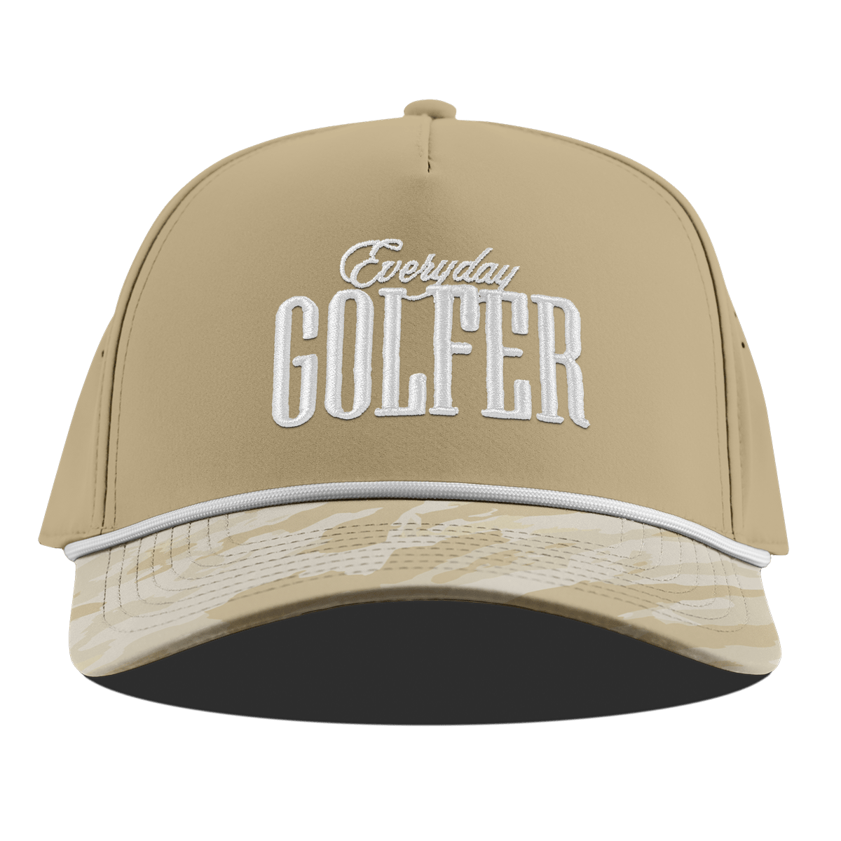 Everyday Golfer Curved 5 Panel Rope Desert/Desert Camo