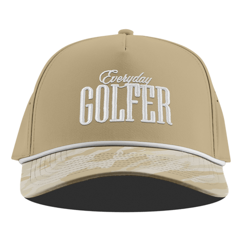 Everyday Golfer Curved 5 Panel Rope Desert/Desert Camo