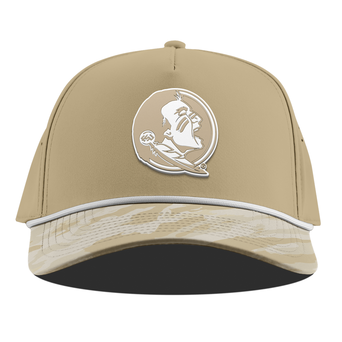 Florida State University "Florida State DC Series" Curved 5 Panel Rope Desert/Desert Camo