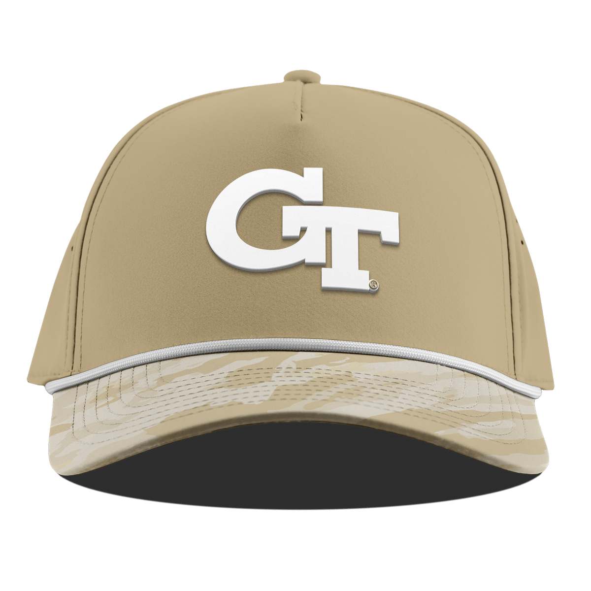 Georgia Tech Desert Camo Series Curved 5 Panel Rope Desert/Desert Camo
